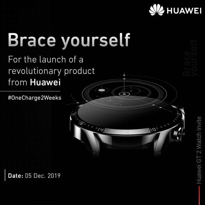 هواوی Watch GT 2 با تراشه Kirin A1 برای عرضه در هند در تاریخ 5 دسامبر