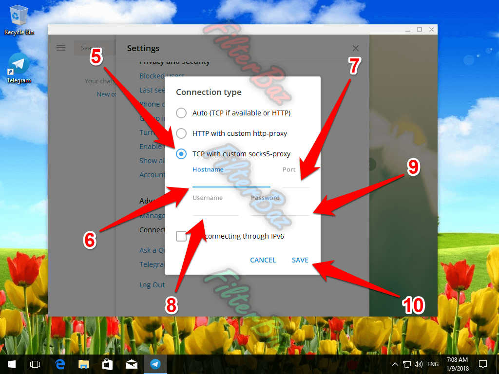 خرید وی پی ان تلگرام