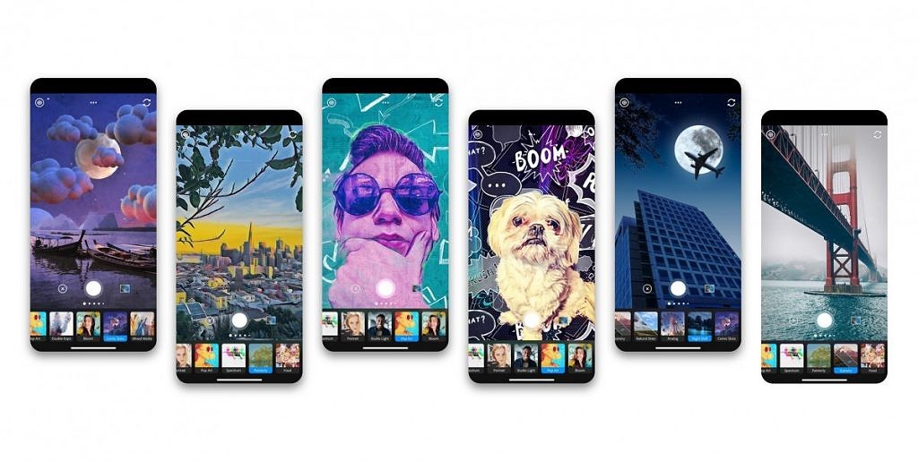 Adobe Photoshop Camera یک برنامه دوربین با هوش مصنوعی برای اندروید و iOS است