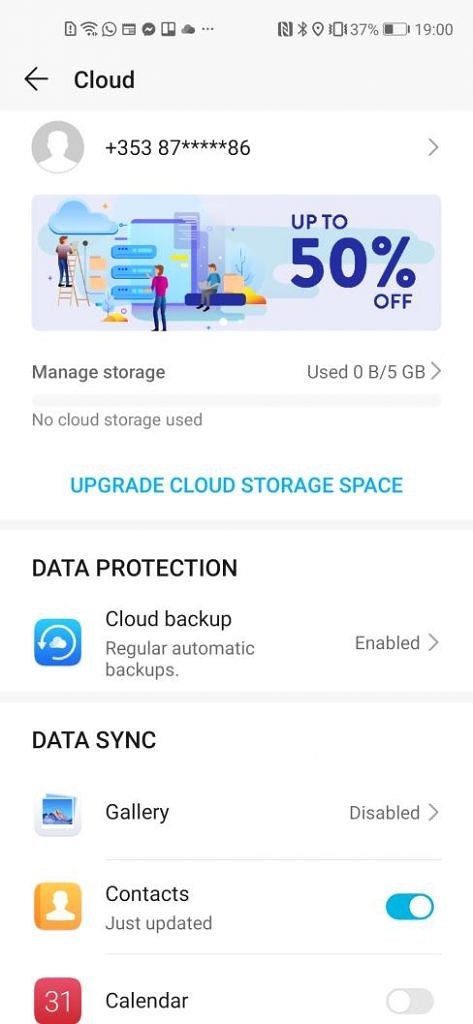 Huawei Mobile Cloud برای مدت زمان محدود 50٪ تخفیف دارد