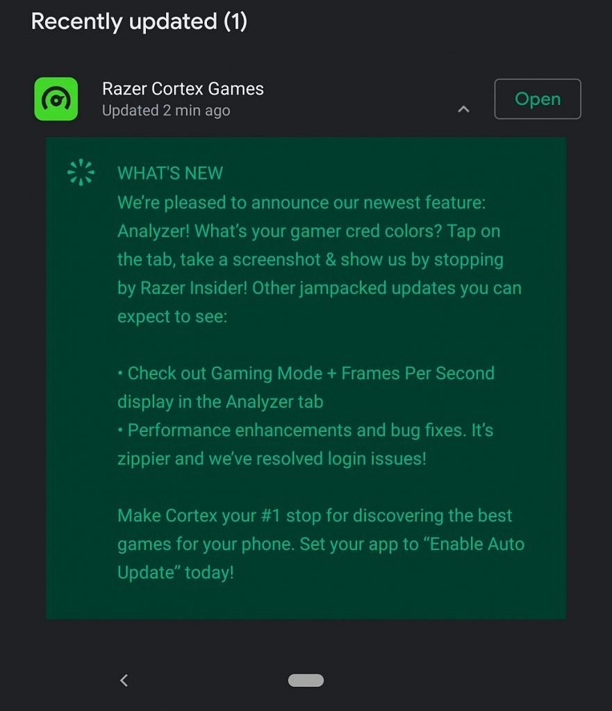  Razer Cortex update 