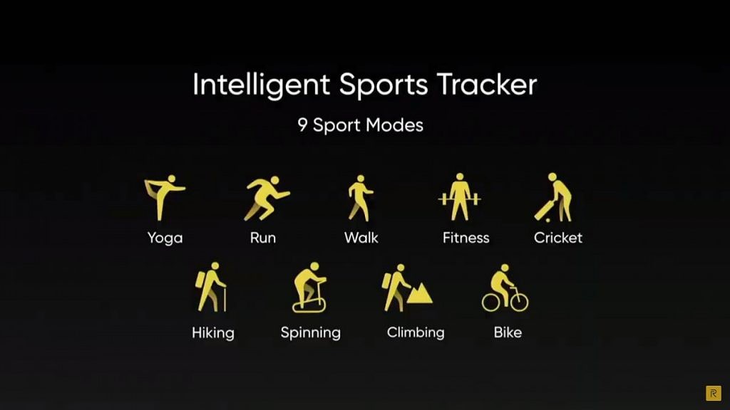  حالت های ورزشی Realme Band 
