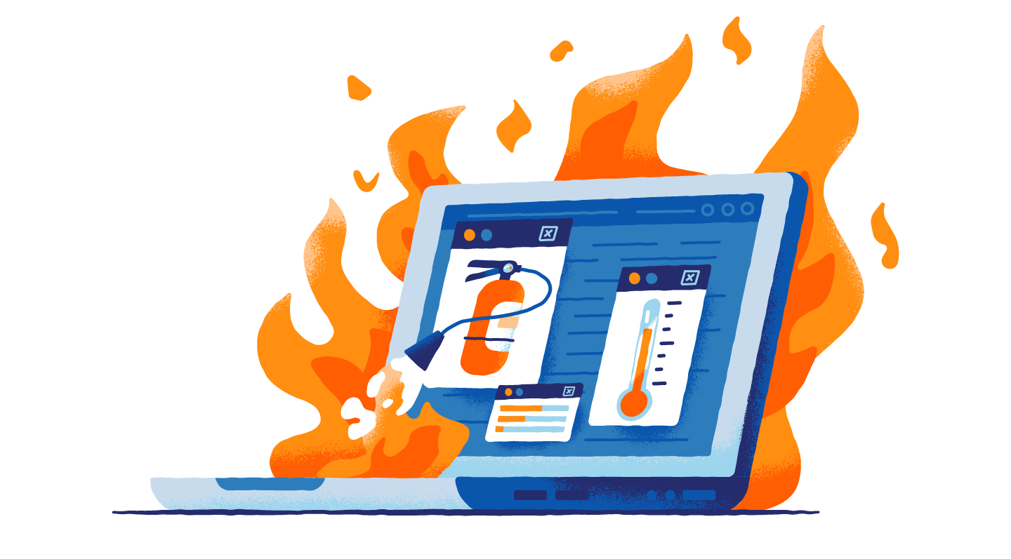  گرافیک گرمای بیش از حد رایانه 