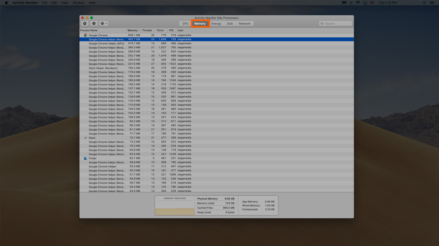 تصویر نحوه آزاد کردن قوچ در دستگاه Mac مرحله 2 