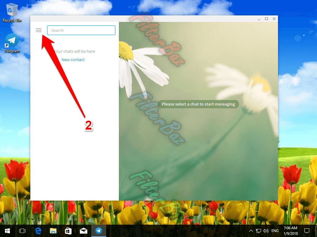 وی پی ان تلگرام ویندوز