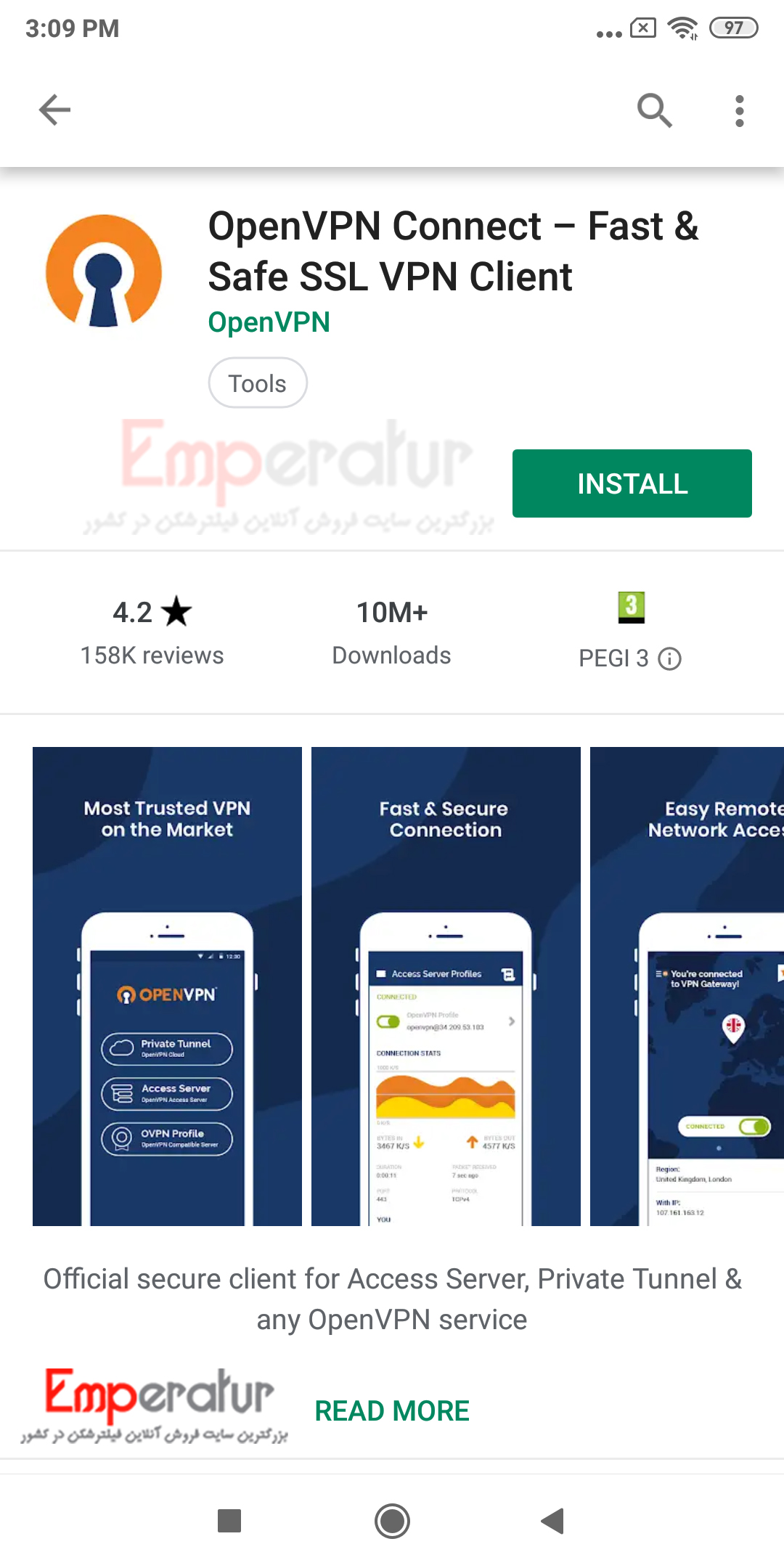 آموزش OpenVPN برای اندروید – Emperatur VPN