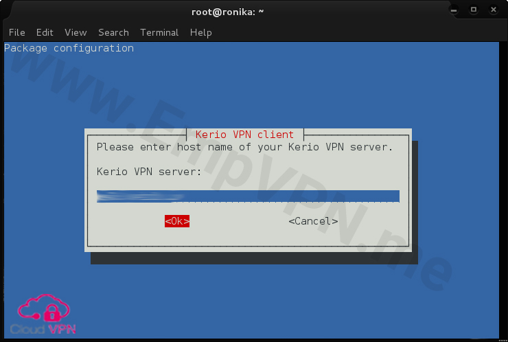 آموزش نصب و تنظیم VPN Kerio برای لینوکس