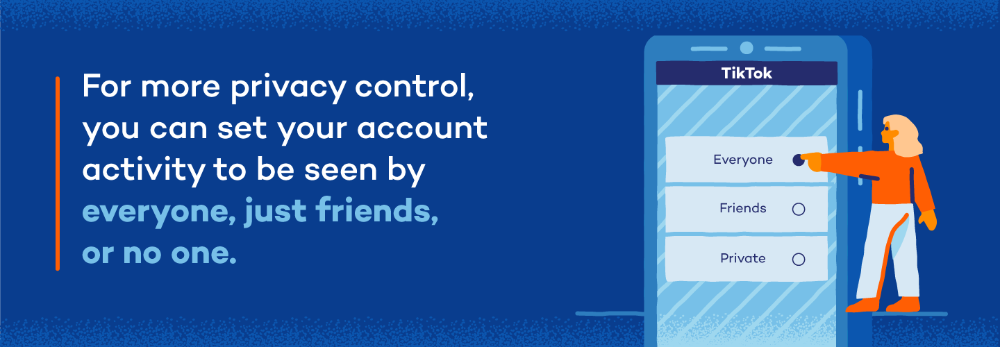  managing-privacy-settings-tiktok "width =" 1440 "height =" 500 "srcset =" https: // www.pandasecurity.com/fa/mediacenter/src/uploads/2021/03/managing-privacy-settings-tiktok.png 1440w، https://www.pa ndasecurity.com/fa/mediacenter/src/uploads/2021/03/managing-privacy-settings-tiktok-300x104.png 300w، https://www.pandasecurity.com/fa/mediacenter/src/uploads/2021/03 /managing-privacy-settings-tiktok-1100x382.png 1100w، https://www.pandasecurity.com/en/mediacenter/src/uploads/2021/03/managing-privacy-settings-tiktok-530x184.png 530w "اندازه = "(max-width: 1440px) 100vw، 1440px" /> </p>
<p> بخاطر داشته باشید این گزینه را خواهید داشت که این ویژگیها را برای همه ، دوستان یا هیچ کس تنظیم کنید. انتخاب تنظیم "هیچ کس" بالاترین سطح حریم خصوصی و امنیت را فراهم می کند. اگر تنظیمات Friends را انتخاب کنید ، بهتر است به طور مداوم افرادی را که فرزندتان به لیست دوستانشان اضافه می کند کنترل کنید. </p>
<h3> در مورد ایمنی اینترنت با کودکان خود بحث کنید </h3>
<p> برای همه روشهایی که می توانید برای محافظت از کودکان خود انجام دهید ، همیشه امکان لیز خوردن چیزی از بین شکاف ها وجود دارد. نه تنها این ، بلکه بچه ها ممکن است سعی کنند مرزهای دیجیتالی والدین را کنار بزنند و راه هایی برای دور زدن آنها پیدا کنند. به همین دلیل ممکن است وقت گذراندن برای آموزش ایمنی آنلاین به کودکان خود یکی از تأثیرگذارترین اقدامات ایمنی باشد که می توانید به عنوان والدین انجام دهید. </p>
<p> <img class=