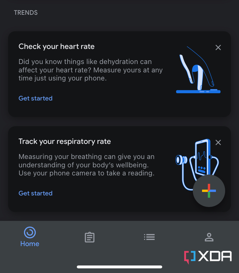 Google Fit ضربان تنفس قلب iPhone